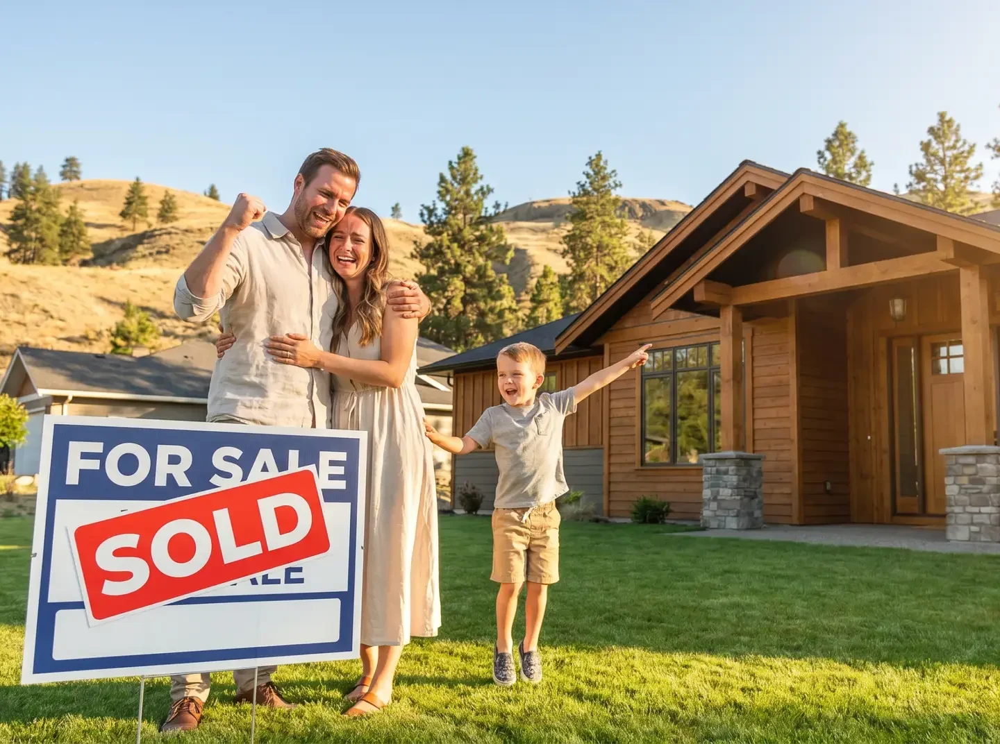 A family is moving in to their new home in Penticton, the HomeHappy Team @ Canadian Mortgage Experts helped them find the perfect mortgage plan to make it a reality.
